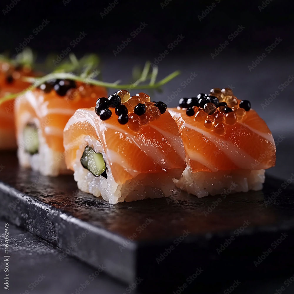Close-up of a delicious sushi
Close-up of a delicious sushi