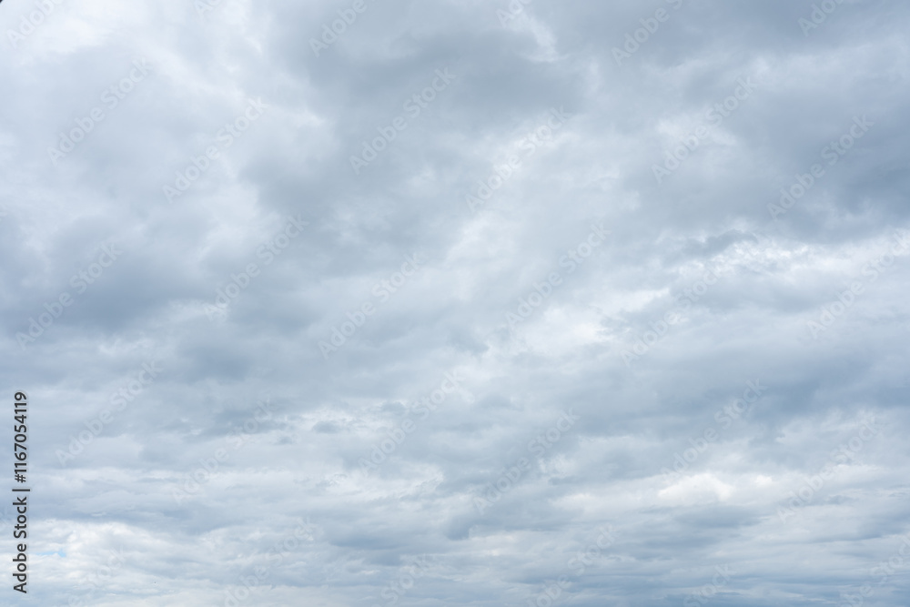 Overcast Sky Gray Clouds Meteorology Nature Background Overcast Sky Gray Clouds Meteorology Nature Background