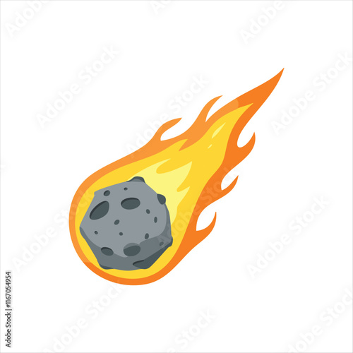 A steroid flame flat vector illustration design
