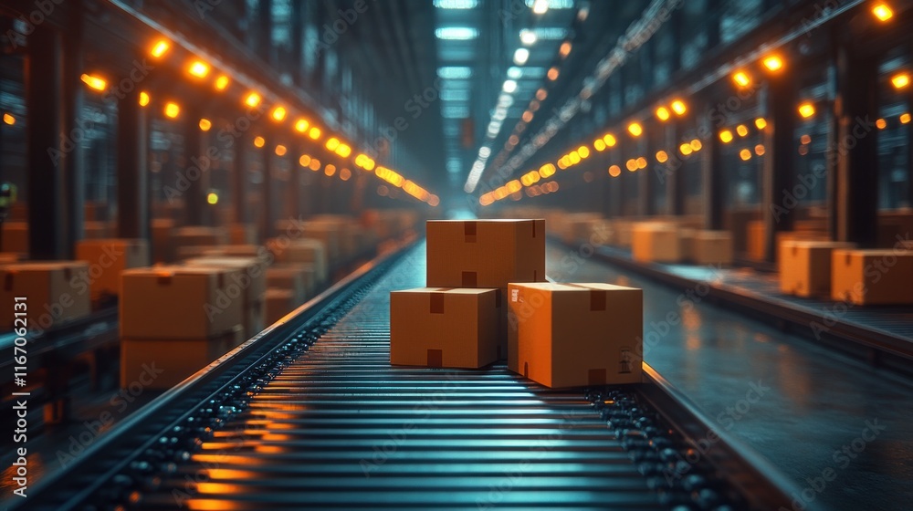 Smart Warehouse Automation for Efficient Logistics Management with Conveyor Belts and QR Code Tracking