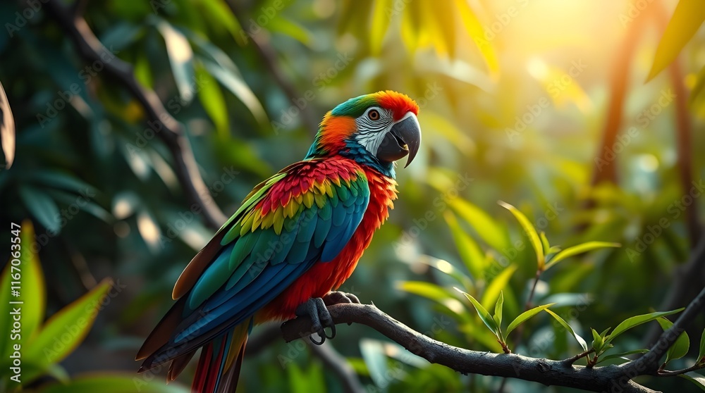 Obraz premium blue and yellow macaw