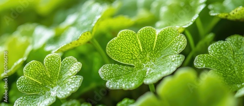 Lush green Thaumatophyllum bipinnatifidum leaves with intricate patterns perfect for botanical studies and enhancing home decor aesthetics photo