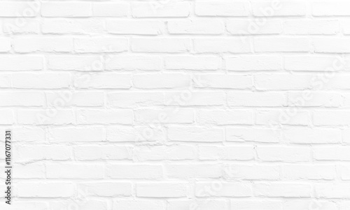 White brick wall background