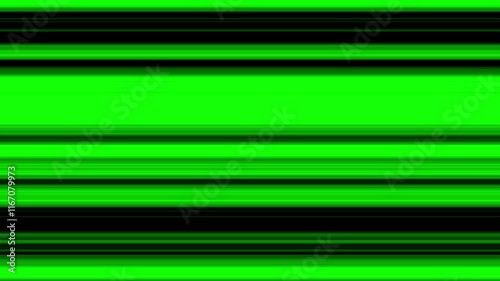 Green horizontal lines distortion with flickering effect motion background