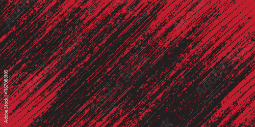 Red halftone dots blue color pattern gradient grunge texture background. Dot pop art comic sport style vector illustration. Eps10