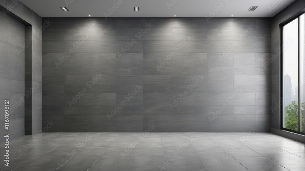 empty room and tile wall texture background interior design empty room and tile wall texture background interior design