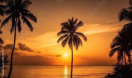 Beautiful landscape with cloud  river  sky and trees fantasy background generated AI