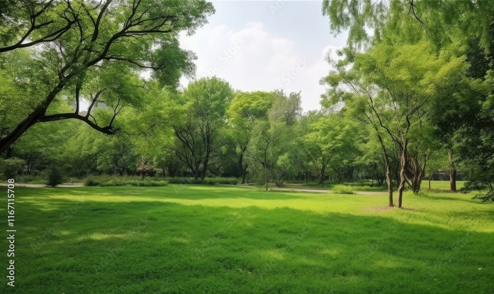 Beautiful sunrise in the place with green scenery Beautiful sunrise in the place with green scenery