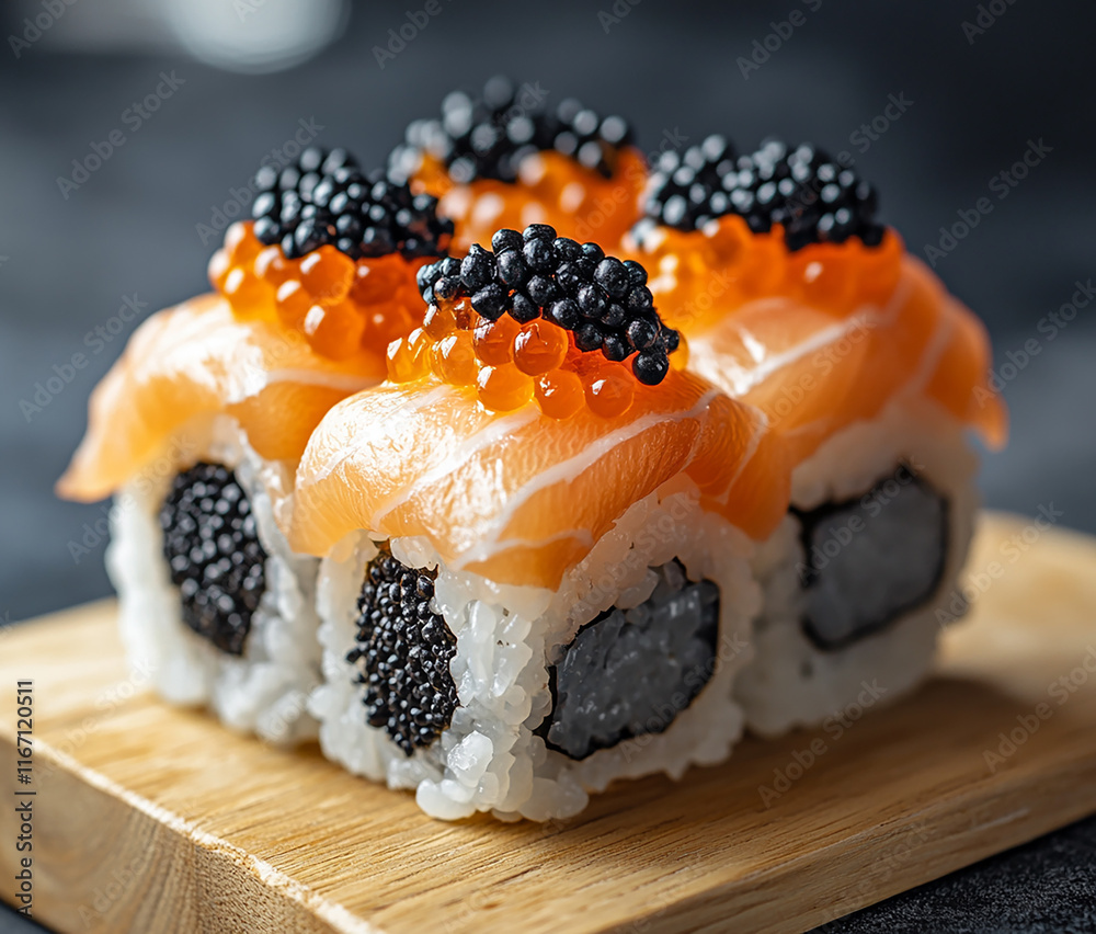 Close-up of a delicious sushi
Close-up of a delicious sushi
