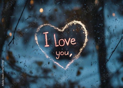 heart on the window in concept of pink red valentines day happy background 14th feburary 2025 with rose heart romance gift and love photo