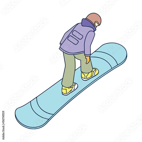 snowboarder jumping on a snowboard
