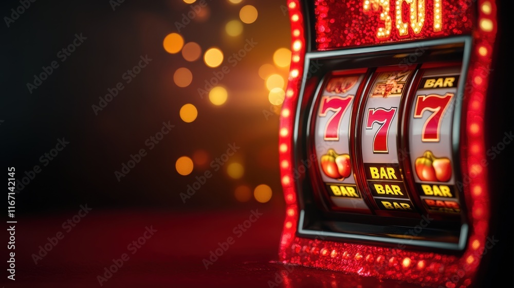 Excitement filled the air as the slot machine spins, bringing hope for a big win under the dazzling lights of the casino Excitement filled the air as the slot machine spins, bringing hope for a big win under the dazzling lights of the casino