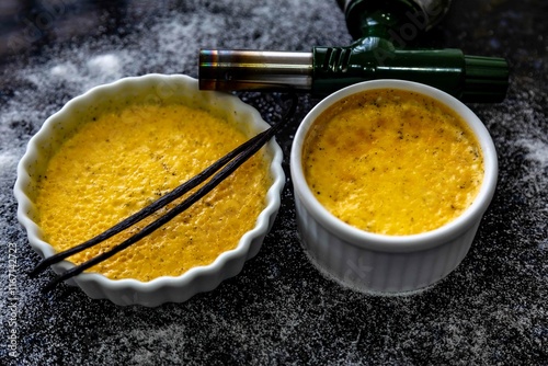 Fotografie Crème brûlée, creme brule