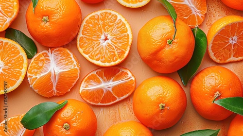 orange seamless pattern wallpaper