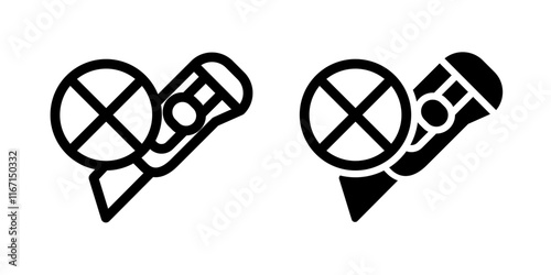 Cutter icon design template