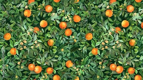orange seamless pattern wallpaper