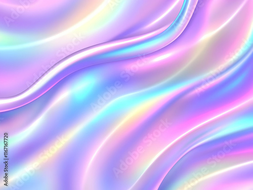 Wallpaper Mural Holographic Pastel Abstract Background Torontodigital.ca