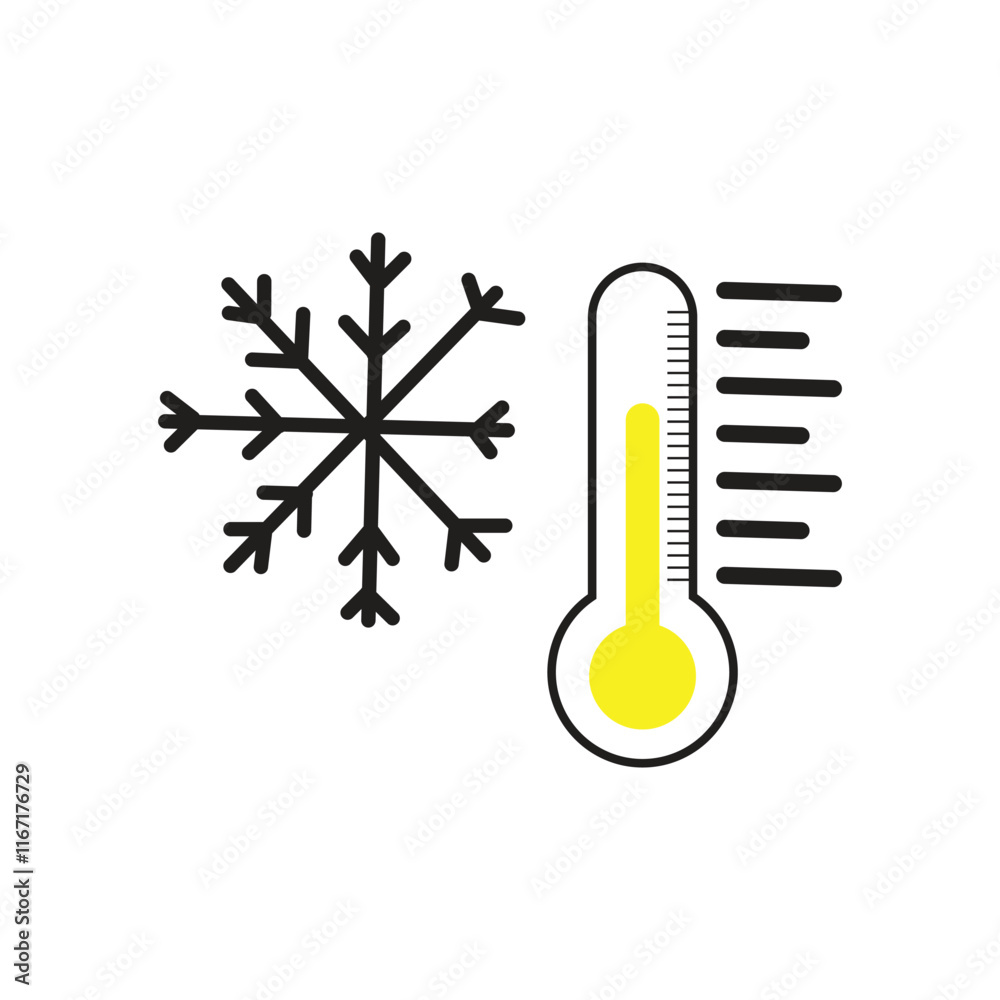 thermometer icon on white background. vector symbol thermometer icon on white background. vector symbol