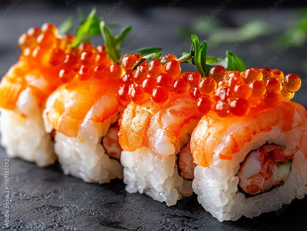 Close-up of a delicious sushi
Close-up of a delicious sushi