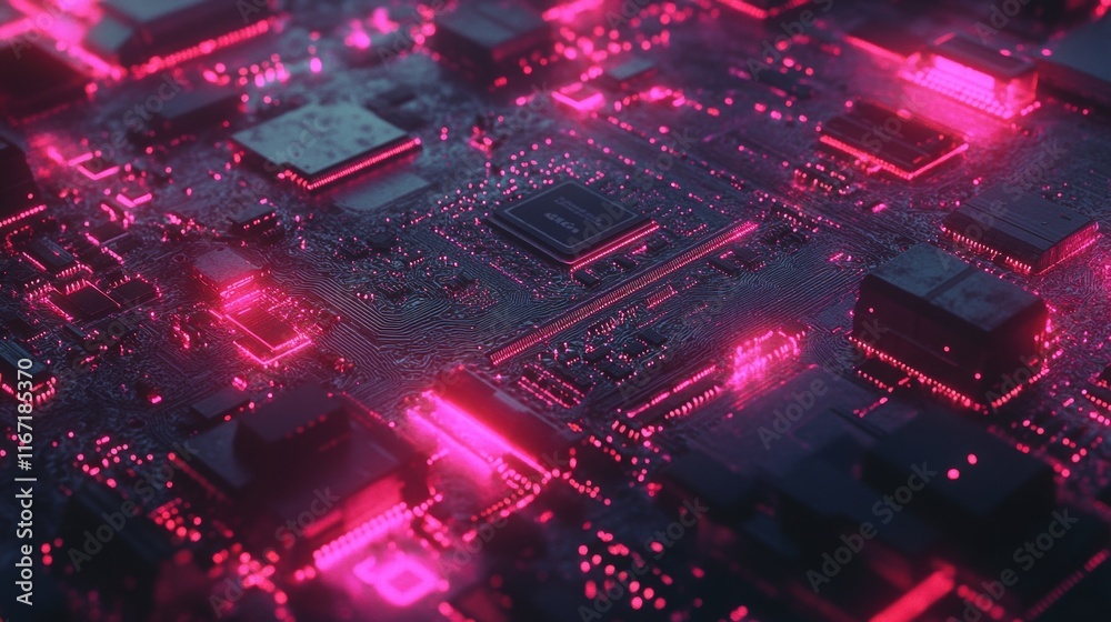 Neon Circuit Board Neon Circuit Board