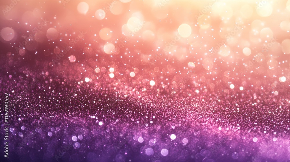Glittering bokeh background, sparkling lights, blurry shiny stars, brown purple beige color gradient, wide banner size, Generative AI Glittering bokeh background, sparkling lights, blurry shiny stars, brown purple beige color gradient, wide banner size, Generative AI