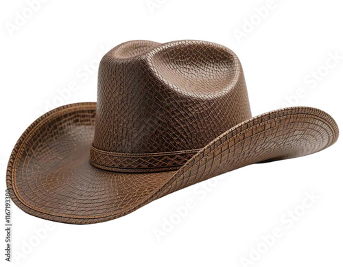 Cowboy hat isolated on white background. Suitable for marketing or business purposes. PNG file photo