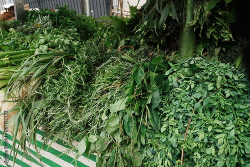 Feira Livre or Brazilian Street Market in Sao Paulo, Brazil - ブラジル サンパウロ 青空市場 朝市