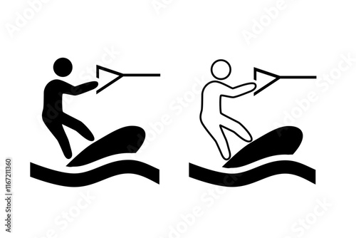Water skiing signs 