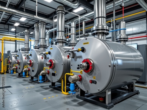 Industrial Factory Equipment Stainless Steel Boilers Pipes and Machinery