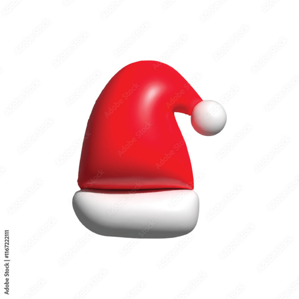 3d render christmas hat and headband collection stock design 3d render christmas hat and headband collection stock design