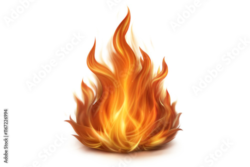 fire flames isolated and transparent background