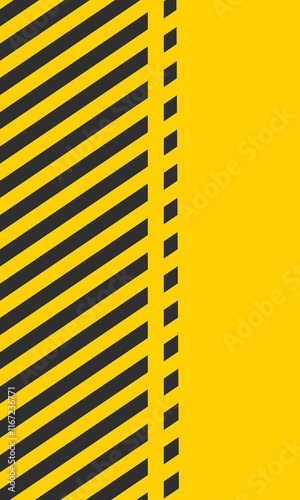 Background line with dotted at the end. Japanese style lines can be used for design elements and clothing pattern images. Vertical stripes background. Seamless and repeating pattern.