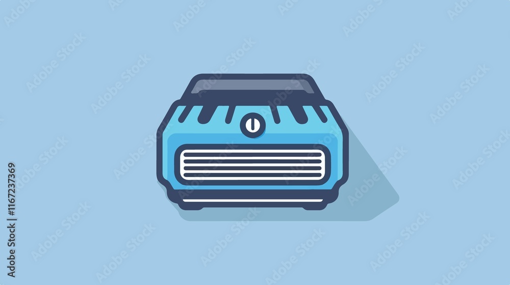Professional Car Radiator Cap Lid Outline Icon Vector Professional Car Radiator Cap Lid Outline Icon Vector