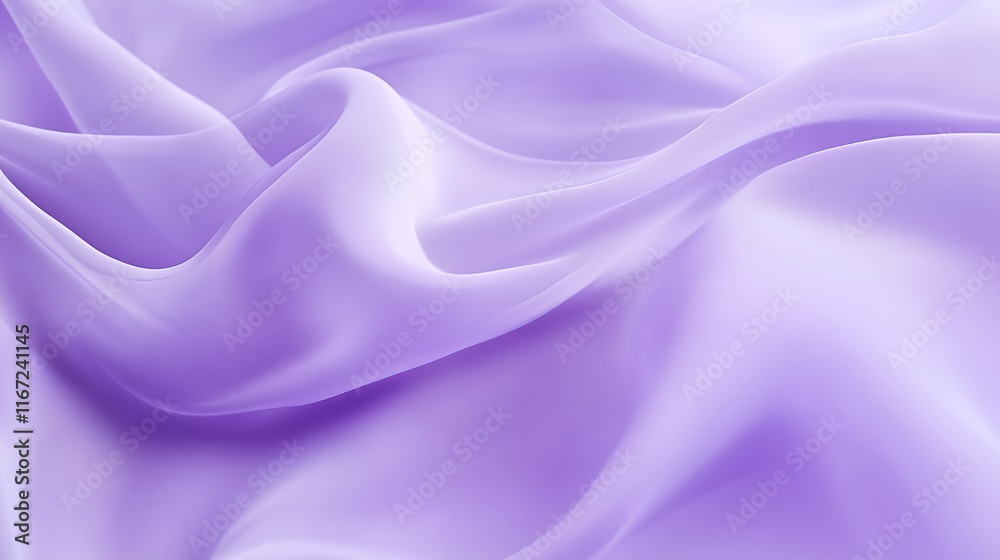 Lavender Silk Draped Softly Forming Gentle Curves Lavender Silk Draped Softly Forming Gentle Curves