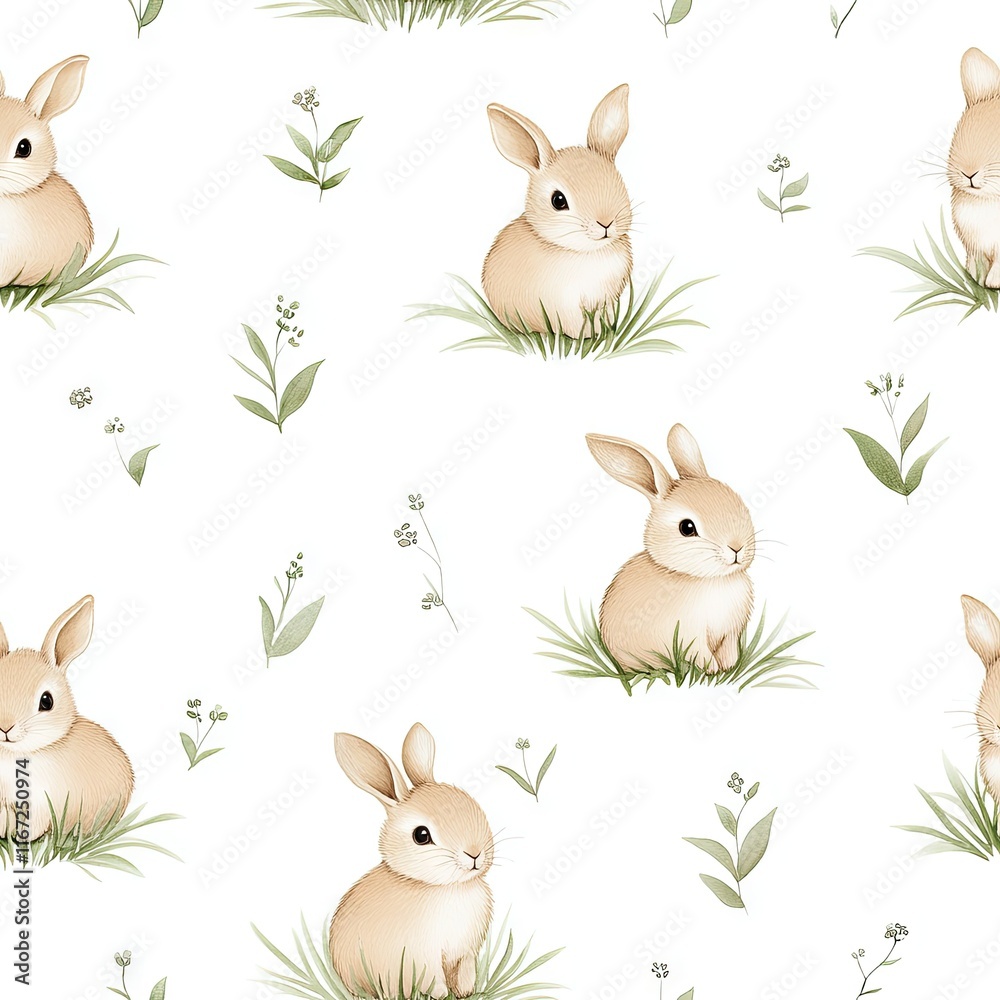 Happy easter background! Cute bunny seamless pattern. Happy easter background! Cute bunny seamless pattern.