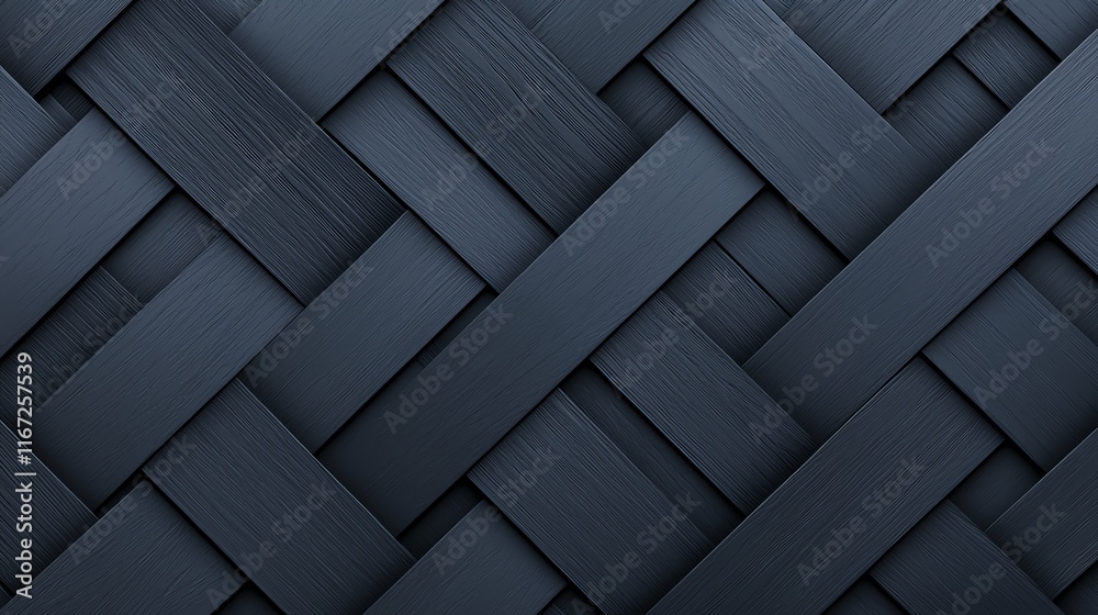 Close-up of a dark woven geometric pattern with intricate textured overlays, creating a sophisticated and modern design aesthetic perfect for backgrounds or design projects. Close-up of a dark woven geometric pattern with intricate textured overlays, creating a sophisticated and modern design aesthetic perfect for backgrounds or design projects.