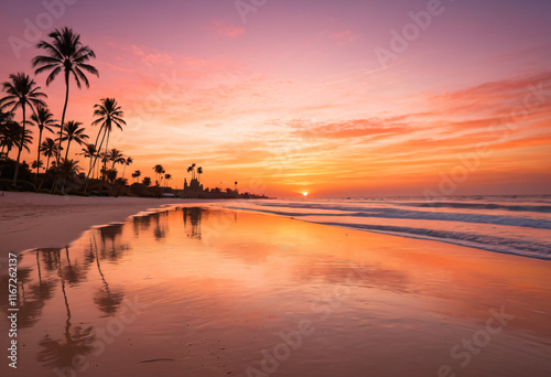 Tropical Beach Sunset