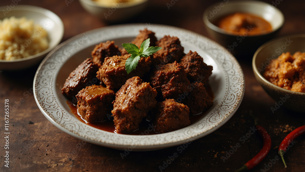 rendang food with new look rendang food with new look