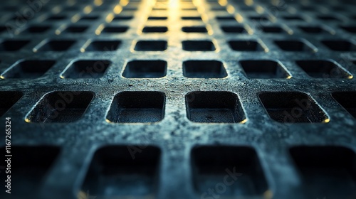 Abstract Dark Grid Pattern Texture Background photo