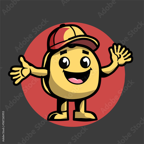 character mascot of potato