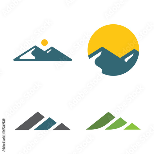 Mountain Logo Template Icon