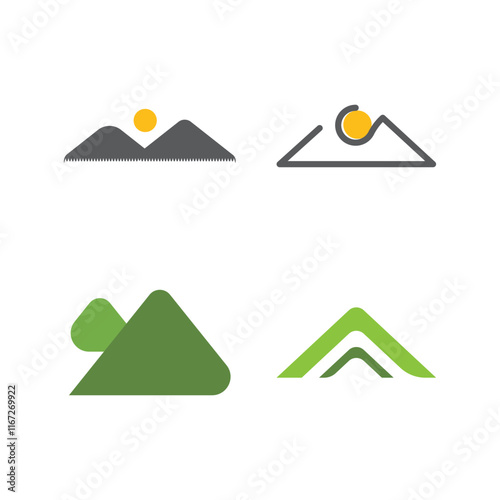 Mountain Logo Template Icon