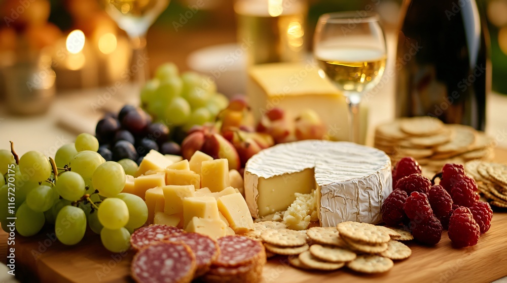 Cheese and wine tasting event elegant dining room food platter cozy ambient lighting close-up view gourmet experience Cheese and wine tasting event elegant dining room food platter cozy ambient lighting close-up view gourmet experience