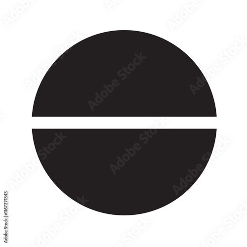 Prohibited circle icon with bold lines, symbolizing restriction or no entry.