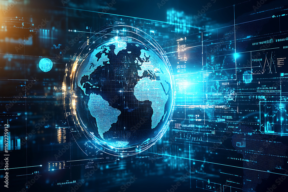 Global Digital Network Visualization Global Digital Network Visualization