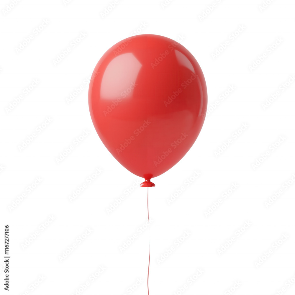 Red Balloon Floating in the Air Red Balloon Floating in the Air