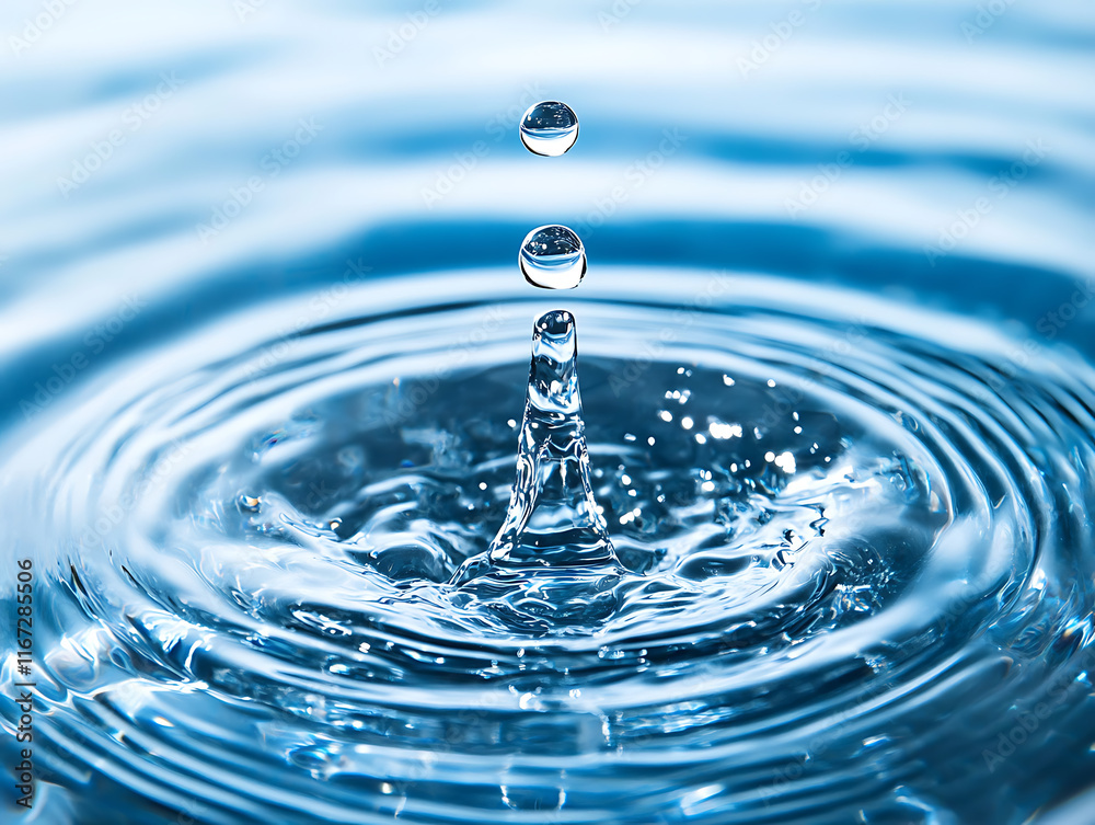 Water drops illustration