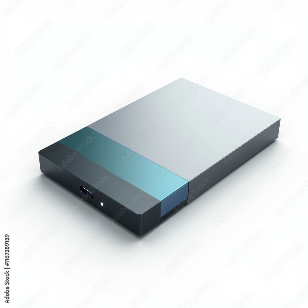 A Sleek External Hard Disk Drive A Sleek External Hard Disk Drive