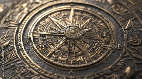 Lost Atlantean Compass Reveals Ancient Secrets of Navigation | Detailed Exploration of Intricate Designs and Symbols photo