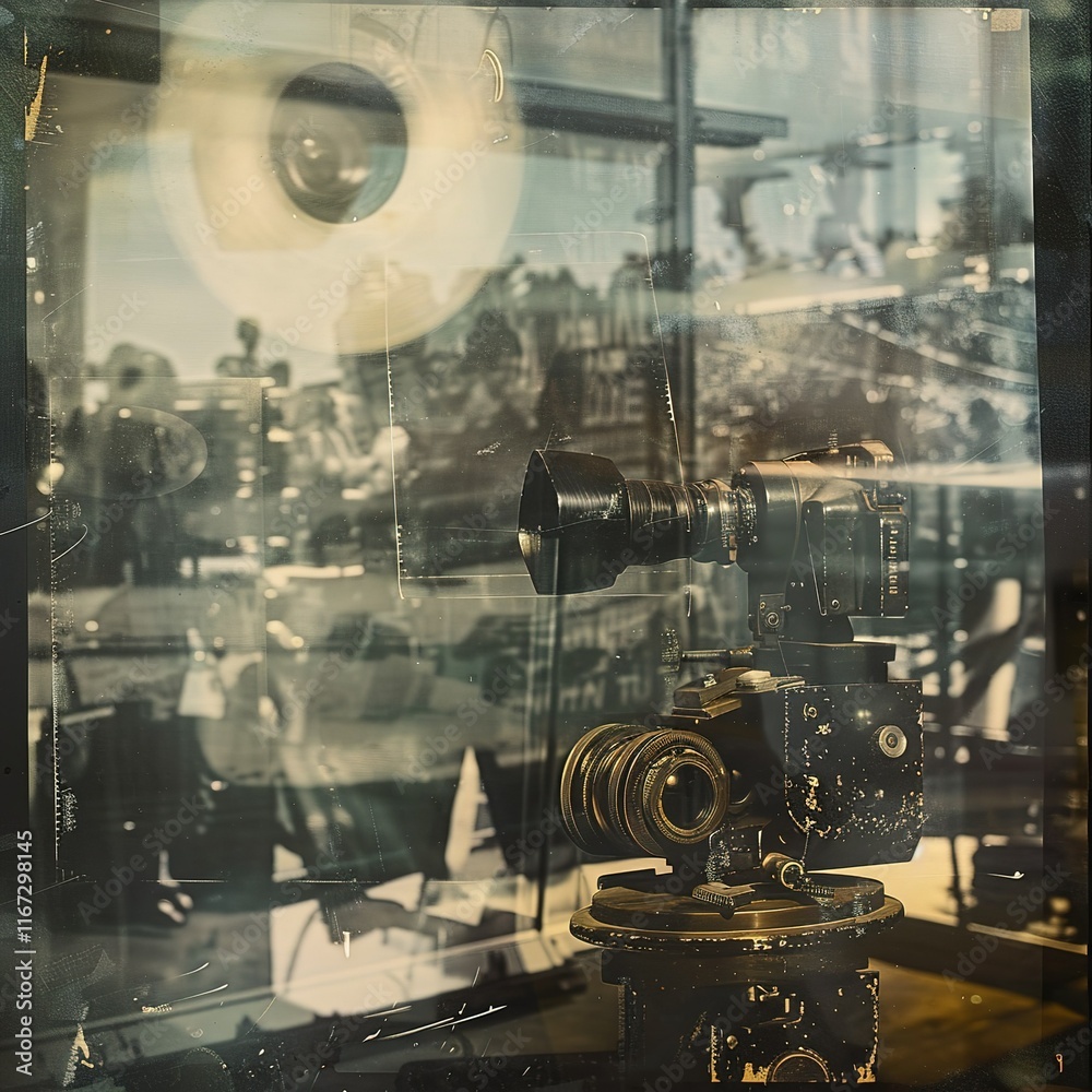 Fototapeta premium Old Film Effect Overlay